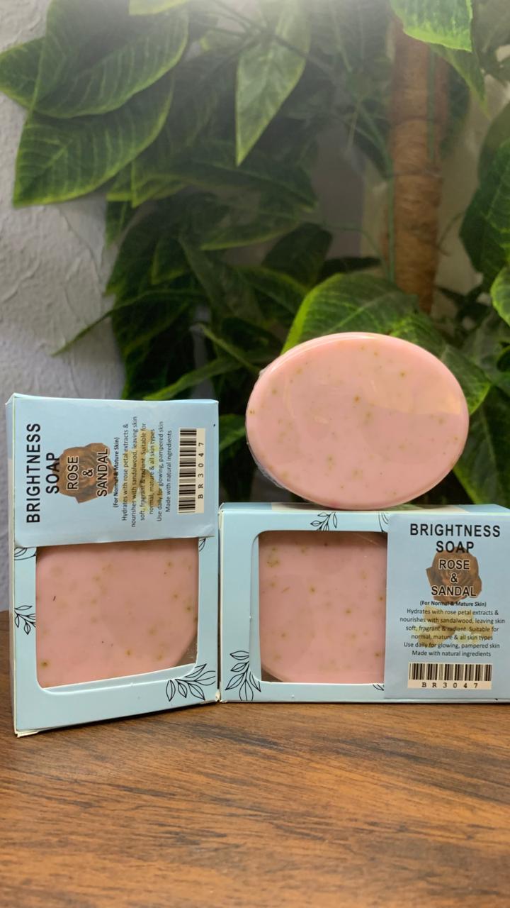BRIGHTNESS SOAP (ROSE AND SANDAL)