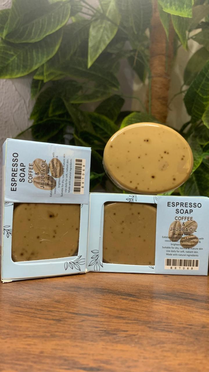 ESPRESSO SOAP ( COFFEE AND JOJOBA OIL )